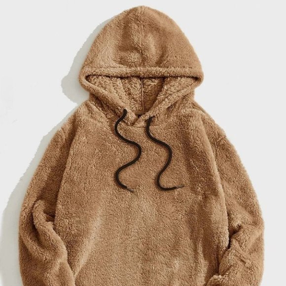 . Other - Camel Mens Teddy Hoodie